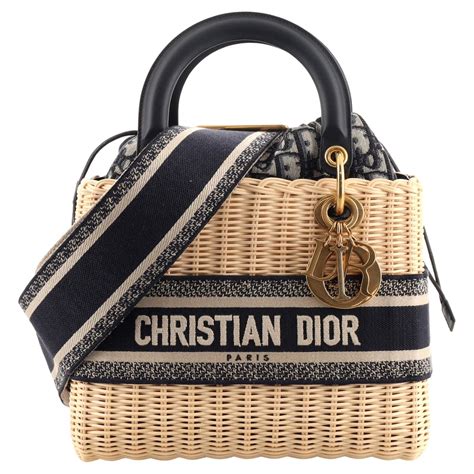 dior shoe dust bag|lady Dior wicker bag.